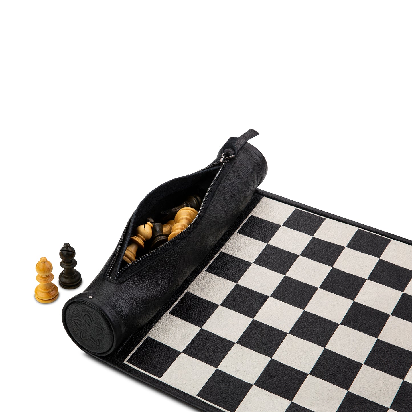 Roll Up Magnetic Leather Chess Set