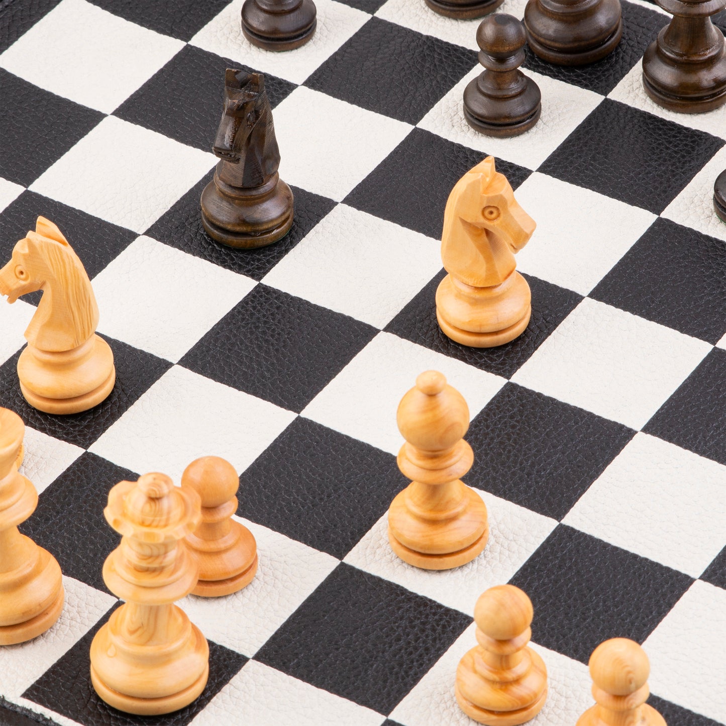 Roll Up Magnetic Leather Chess Set