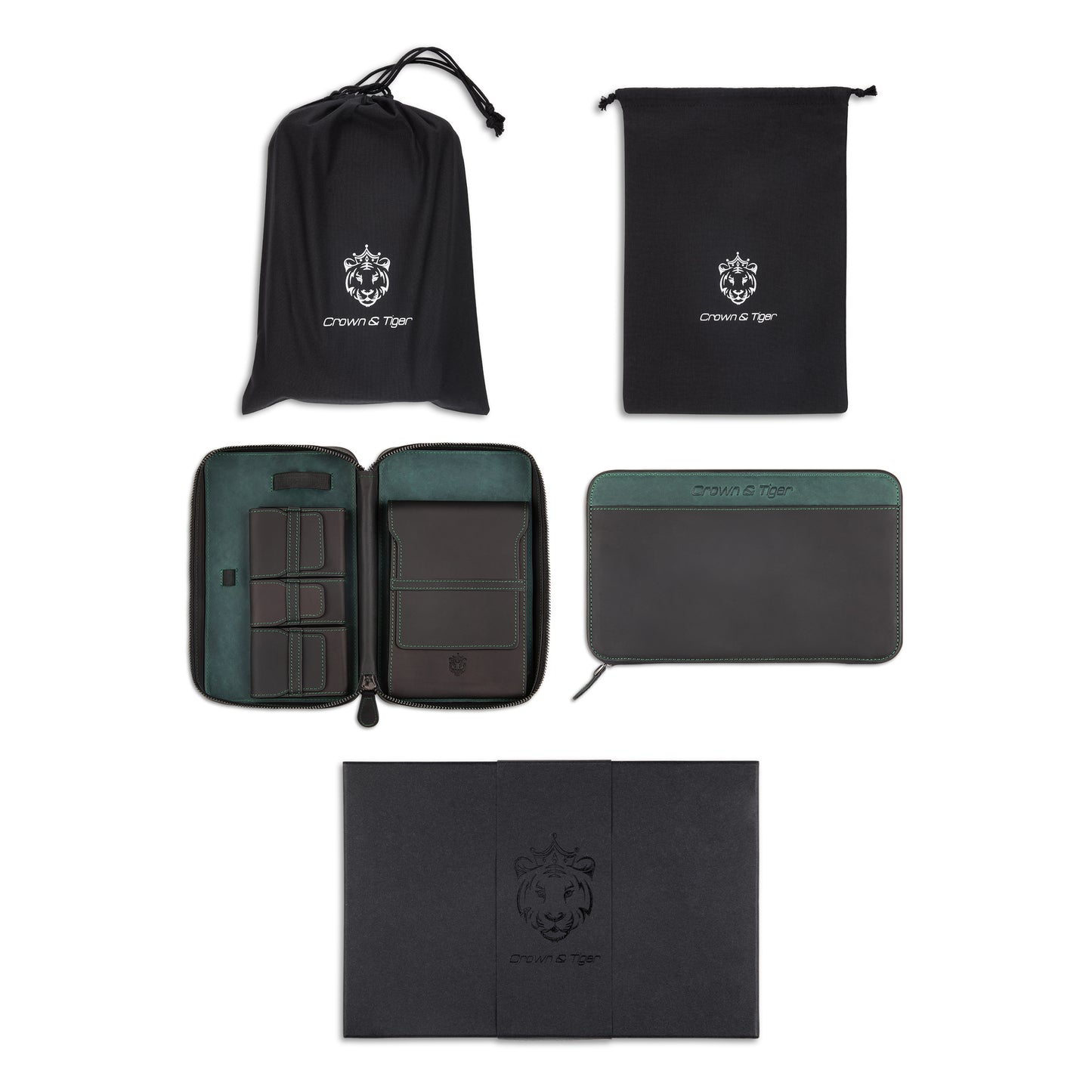 Crown & Tiger Cigar Case