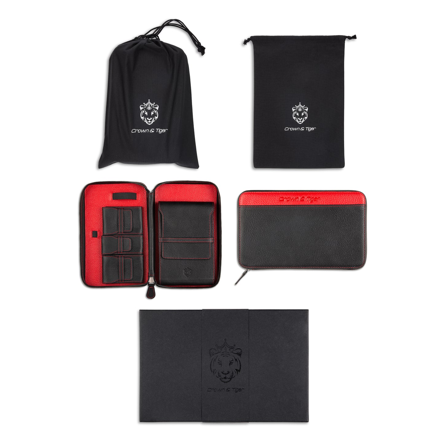Crown & Tiger Cigar Case