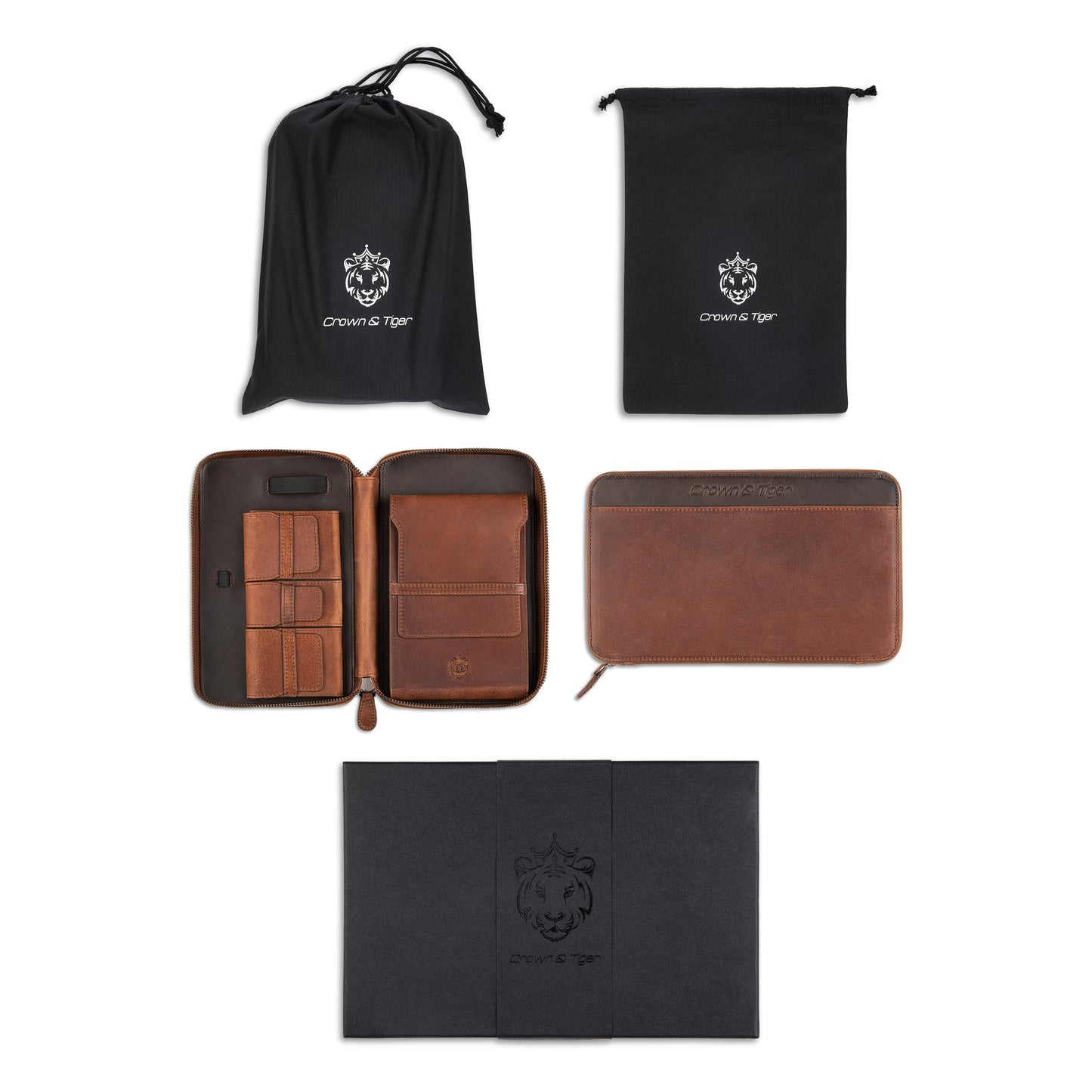 Crown & Tiger Cigar Case