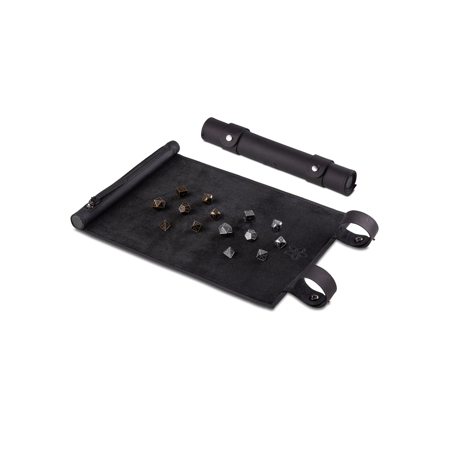 Roll Up RPG Dice Mat - Black