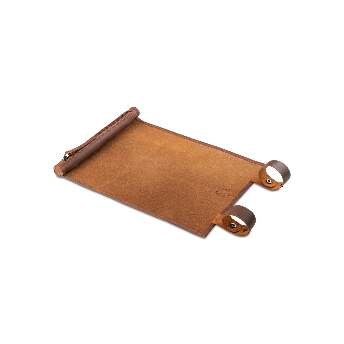 Roll Up RPG Dice Mat - Tobacco