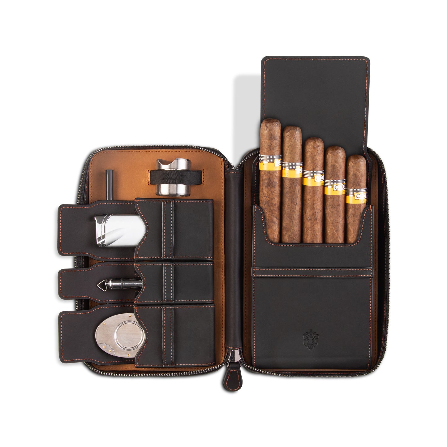 Crown & Tiger Cigar Case