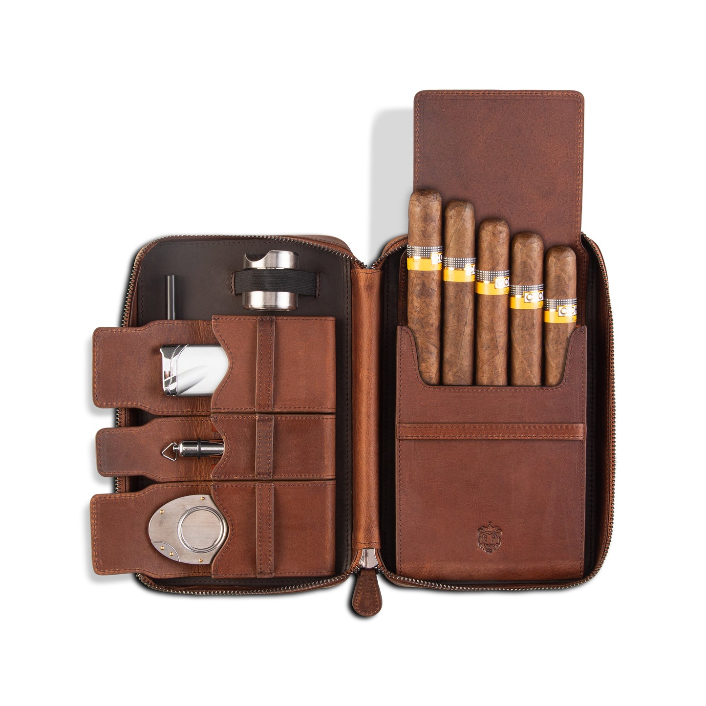 Crown & Tiger Cigar Case