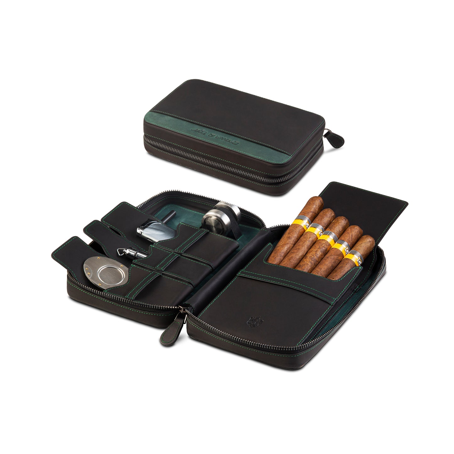 Crown & Tiger Cigar Case