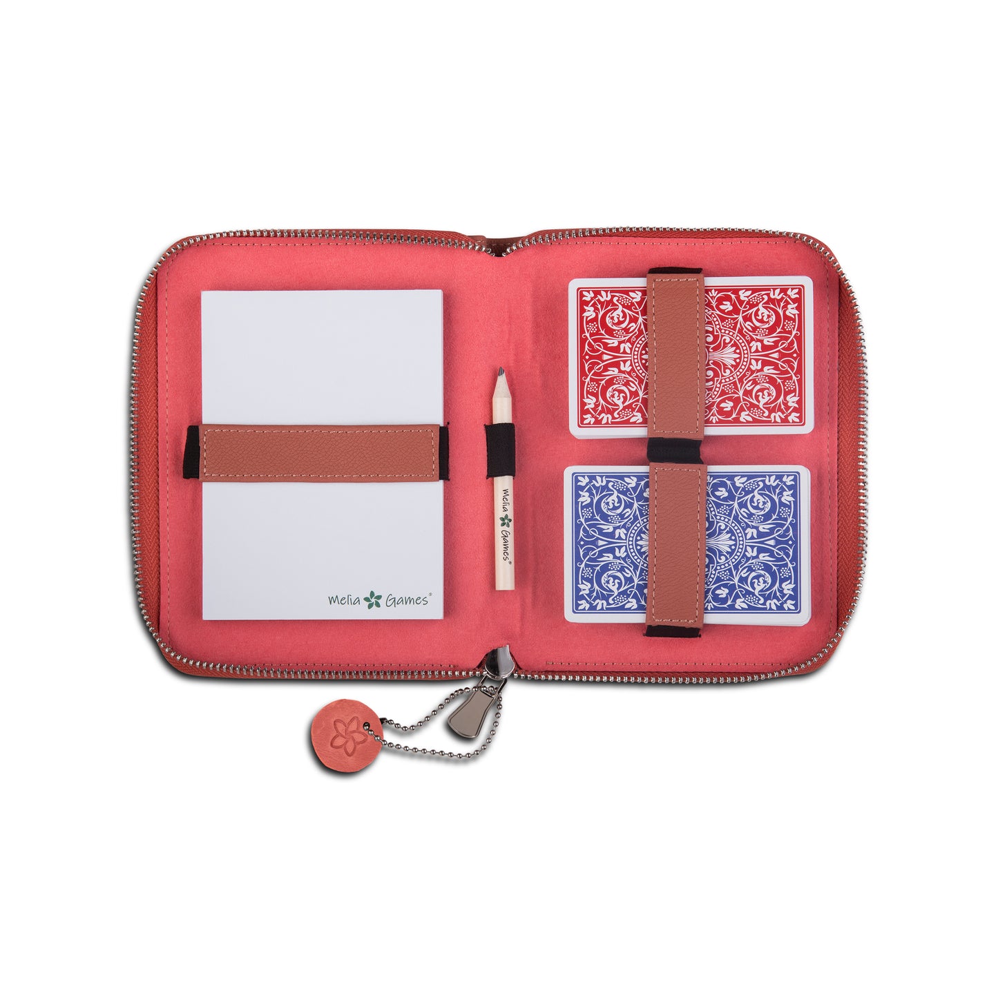 Playing Cards Set Deluxe - Designer Edition - Coral Red
