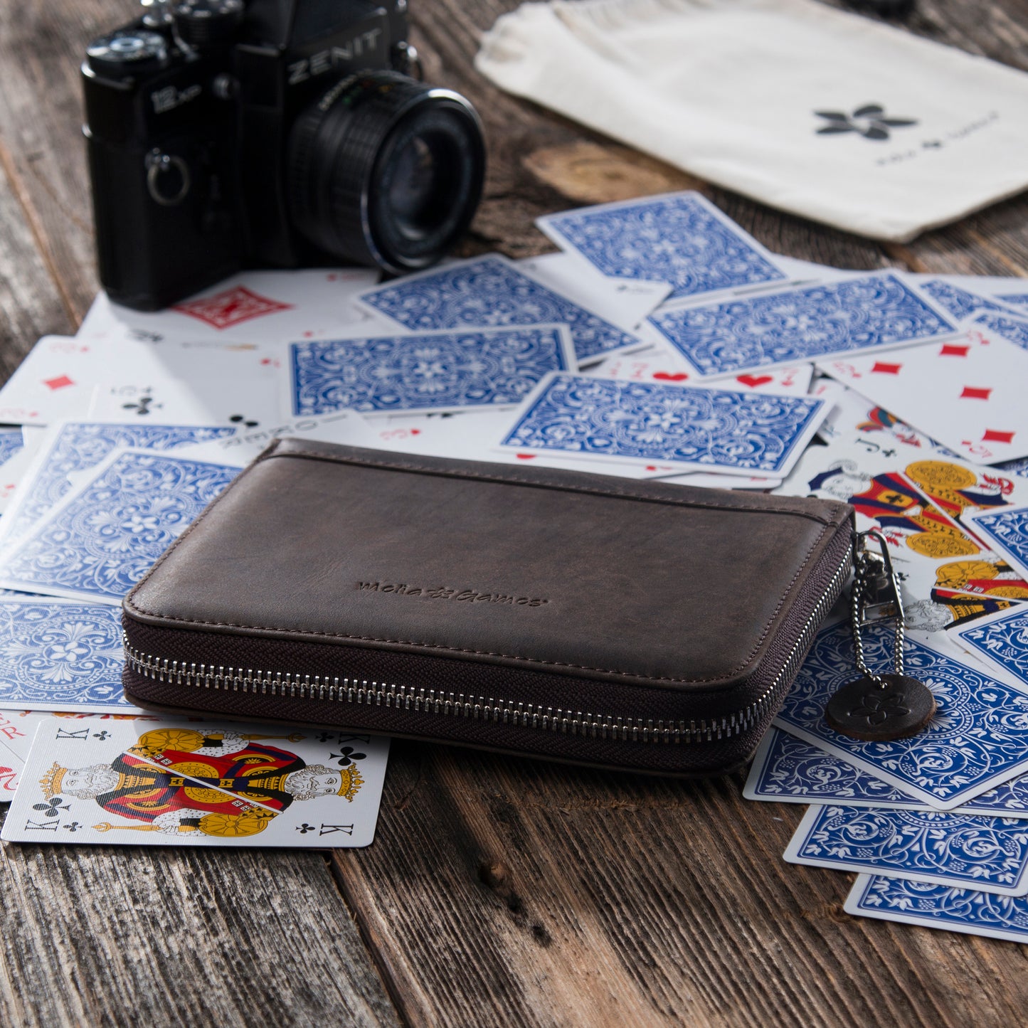 Playing Cards Set Deluxe - Vintage Edition - Dark Brown