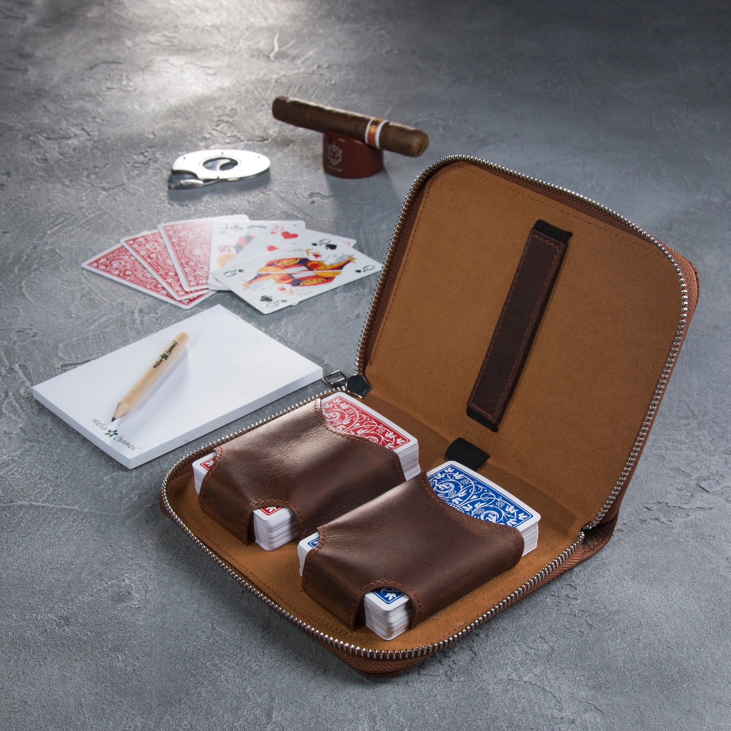 Playing Cards Set Deluxe - Vintage Edition - Tobacco