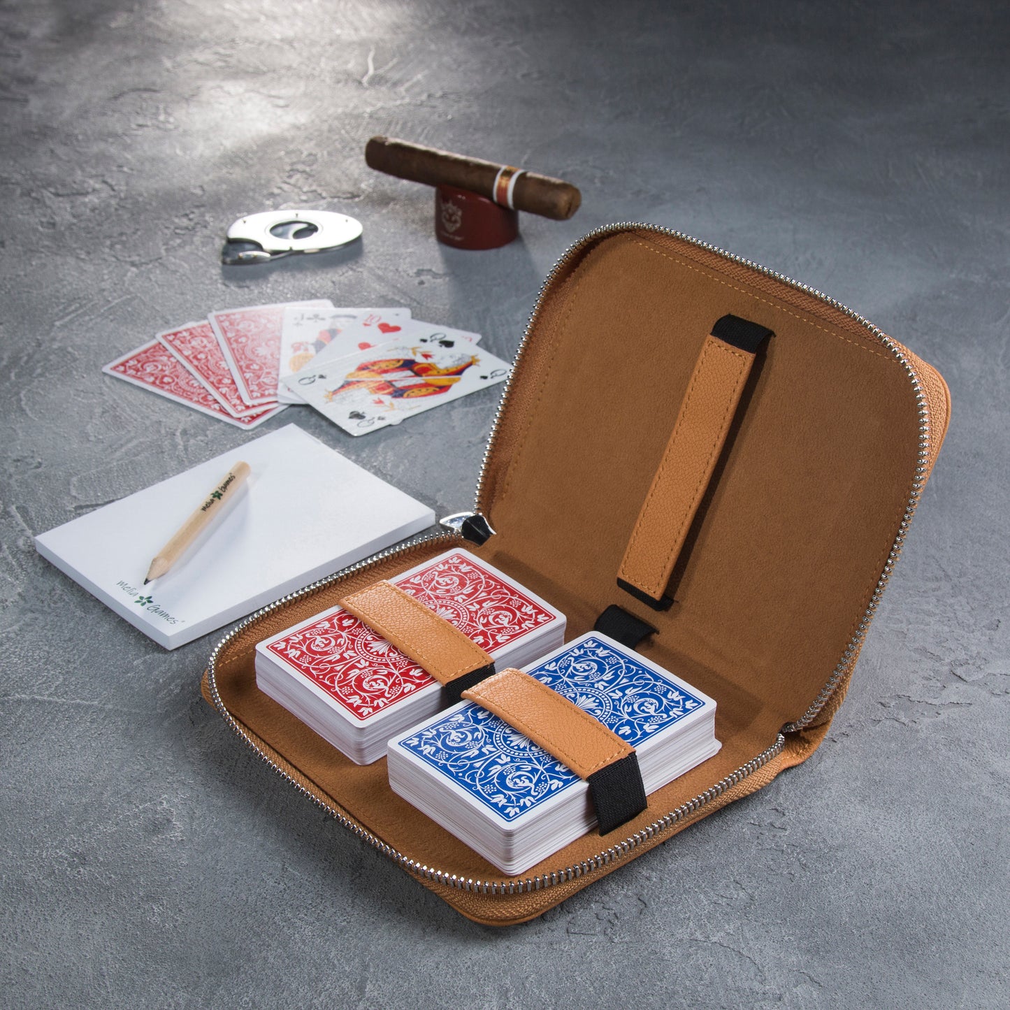 Playing Cards Set Deluxe - Designer Edition - Mustard