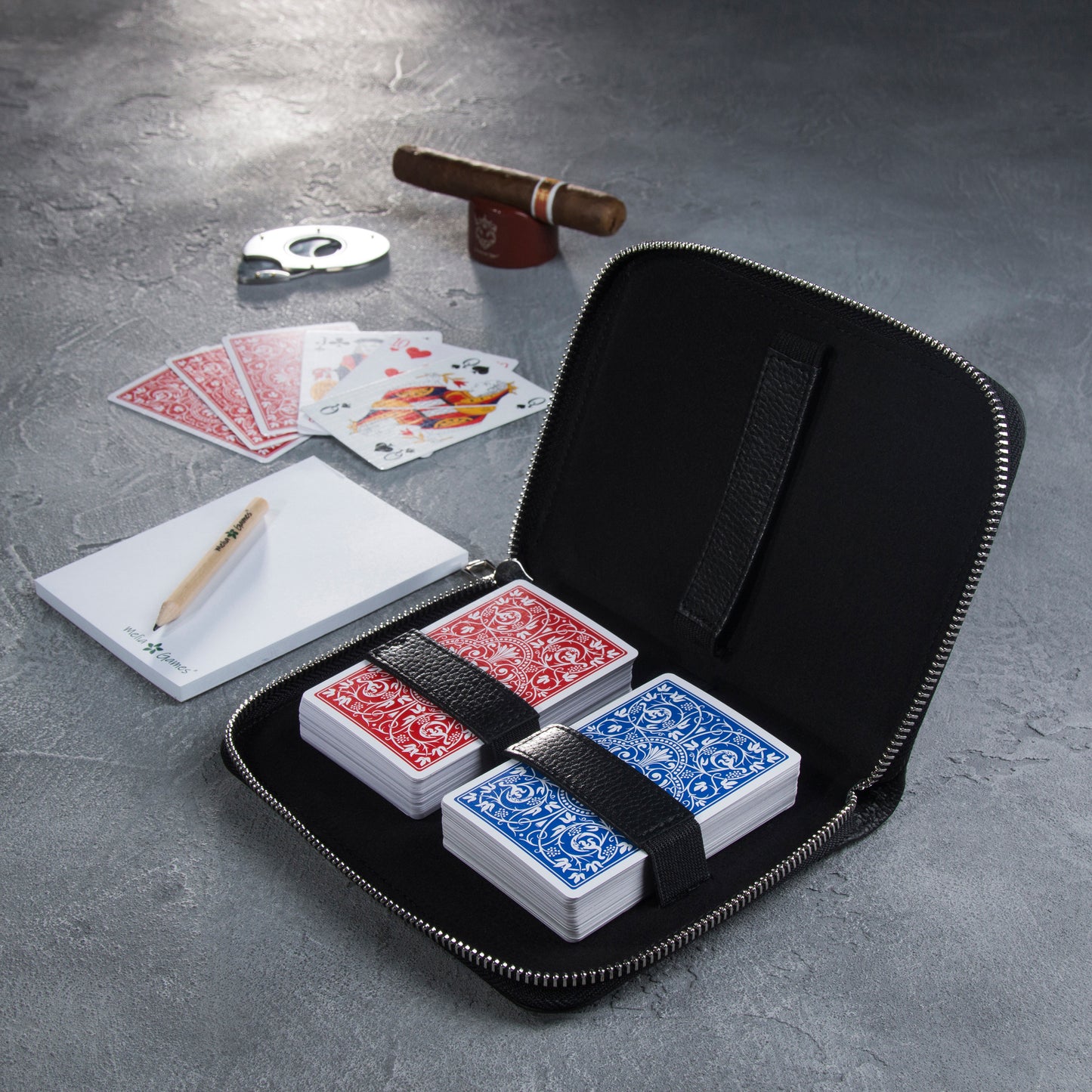 Playing Cards Set Deluxe - Designer Edition - All Black