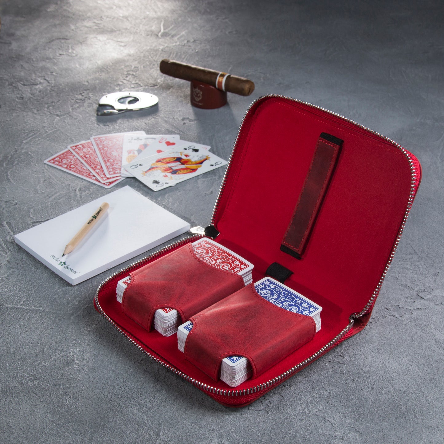 Playing Cards Set Deluxe - Vintage Edition - Smoky Fire
