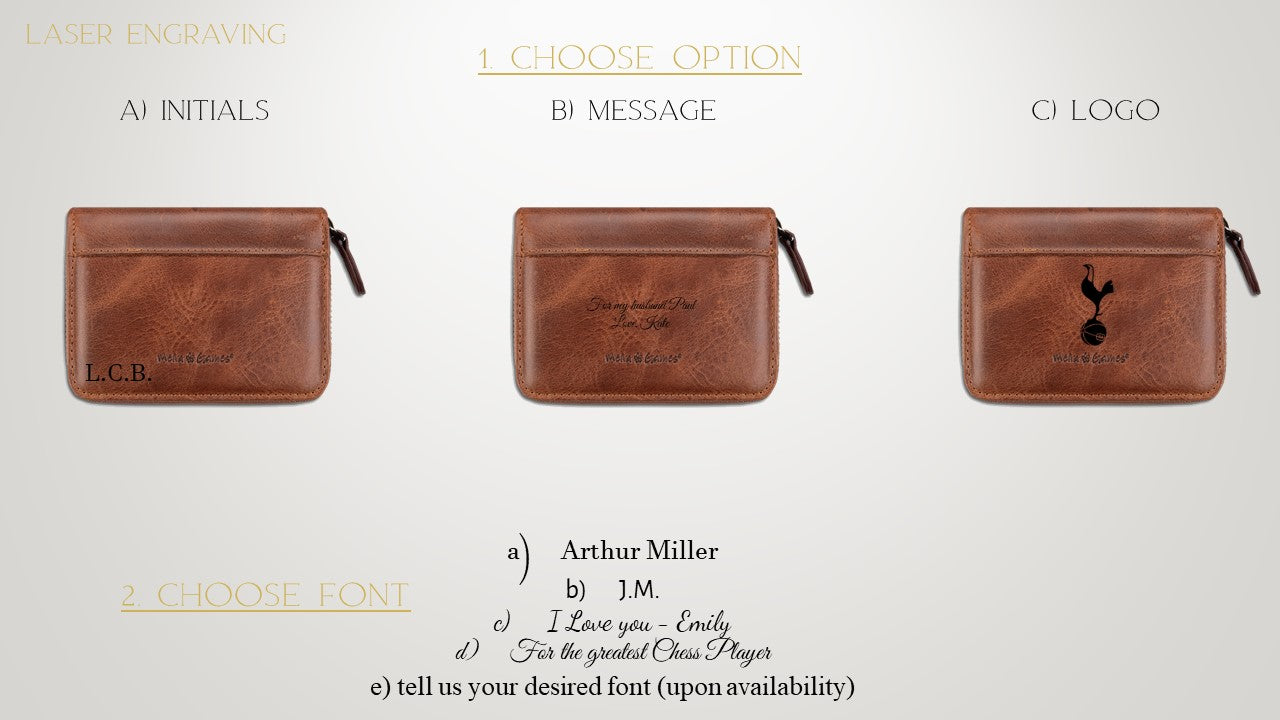 Playing Cards Holder - Classic Brown