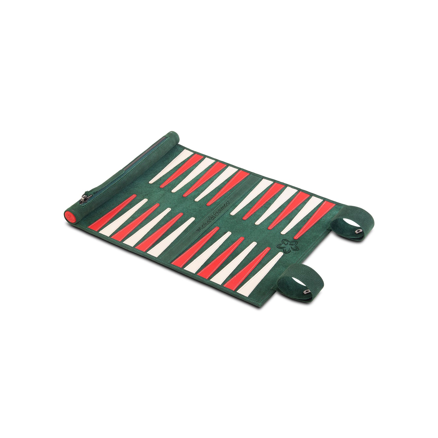 Roll up Leather Backgammon Set - Bella Italia - Full Leather Travel Version