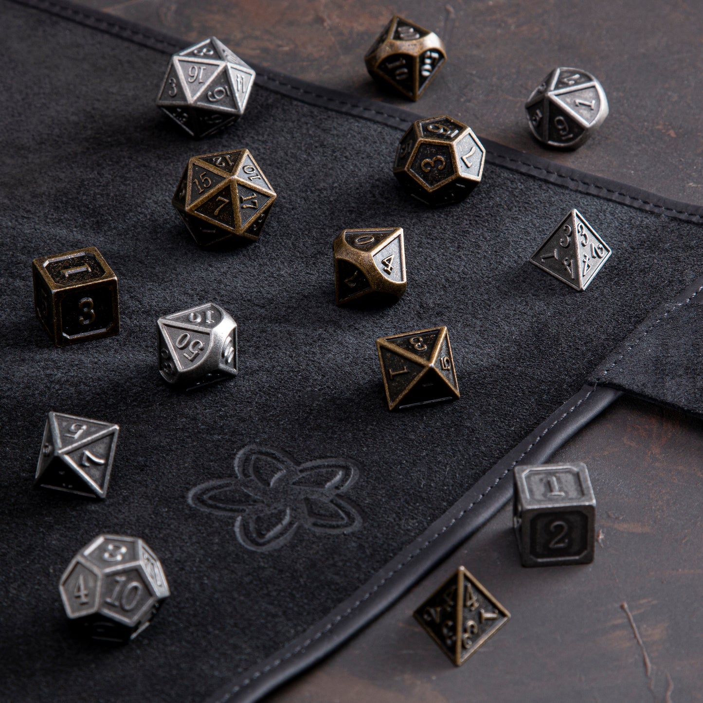 Roll Up RPG Dice Mat - Black