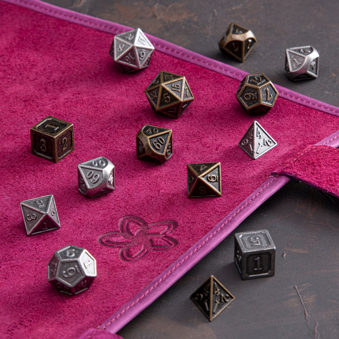 Roll Up RPG Dice Mat - Purple