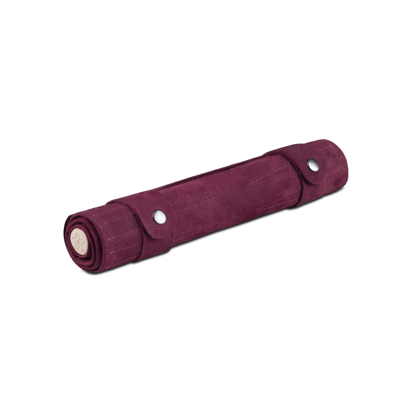 Roll up Leather Backgammon Set - Bordeaux - Travel