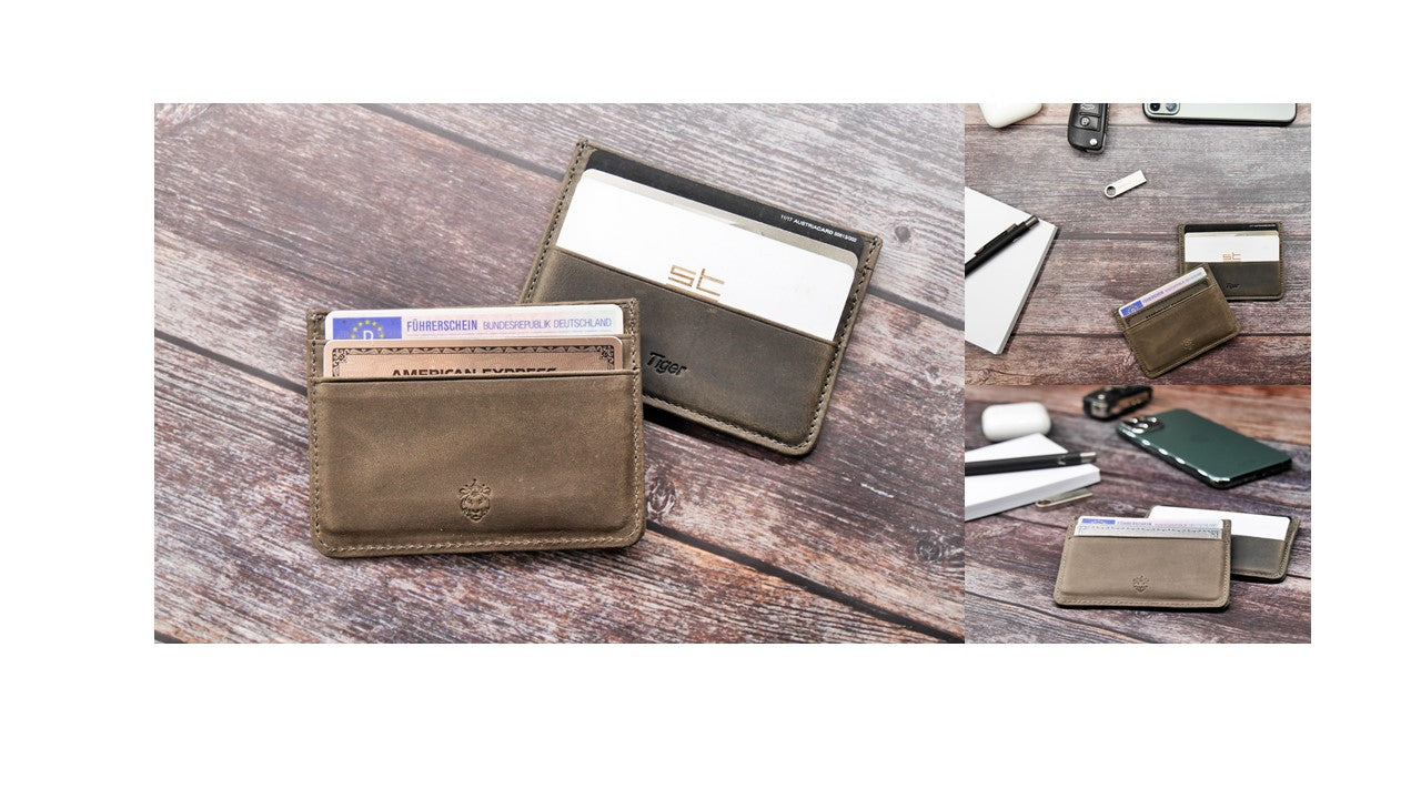 Crown & Tiger Slim Credit Card Holder