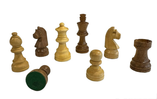 Chess Pieces - Handmade Boxwood Set