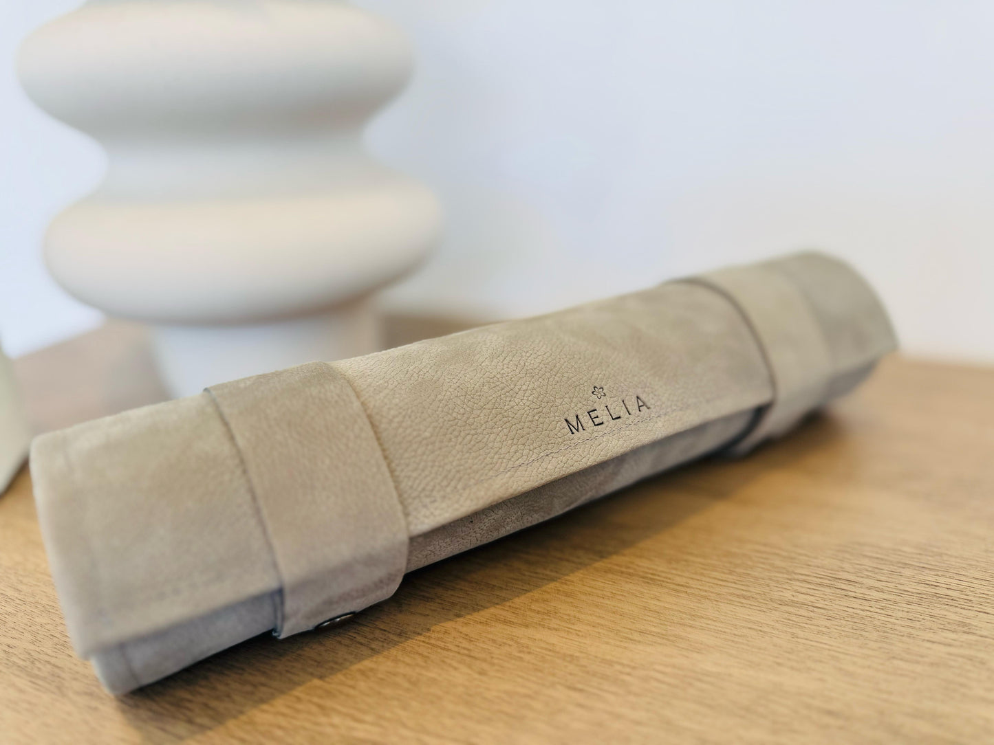 Roll Up Magnetic Leather Chess Set - Limited Edition "Champagne"