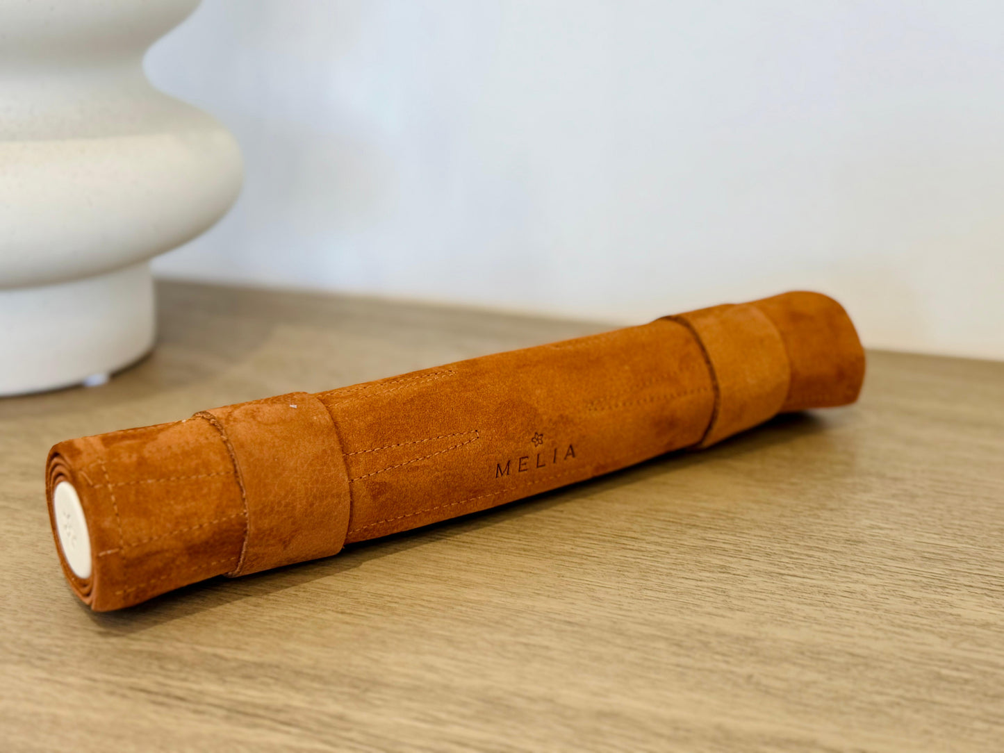 Roll up Leather Backgammon Set - Whiskey