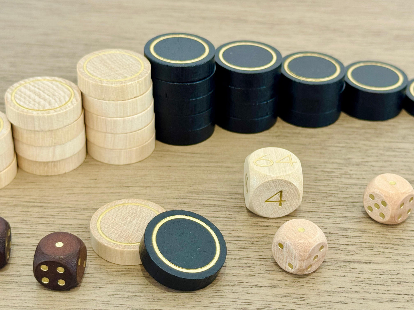 Roll up Leather Backgammon Set - Geneve