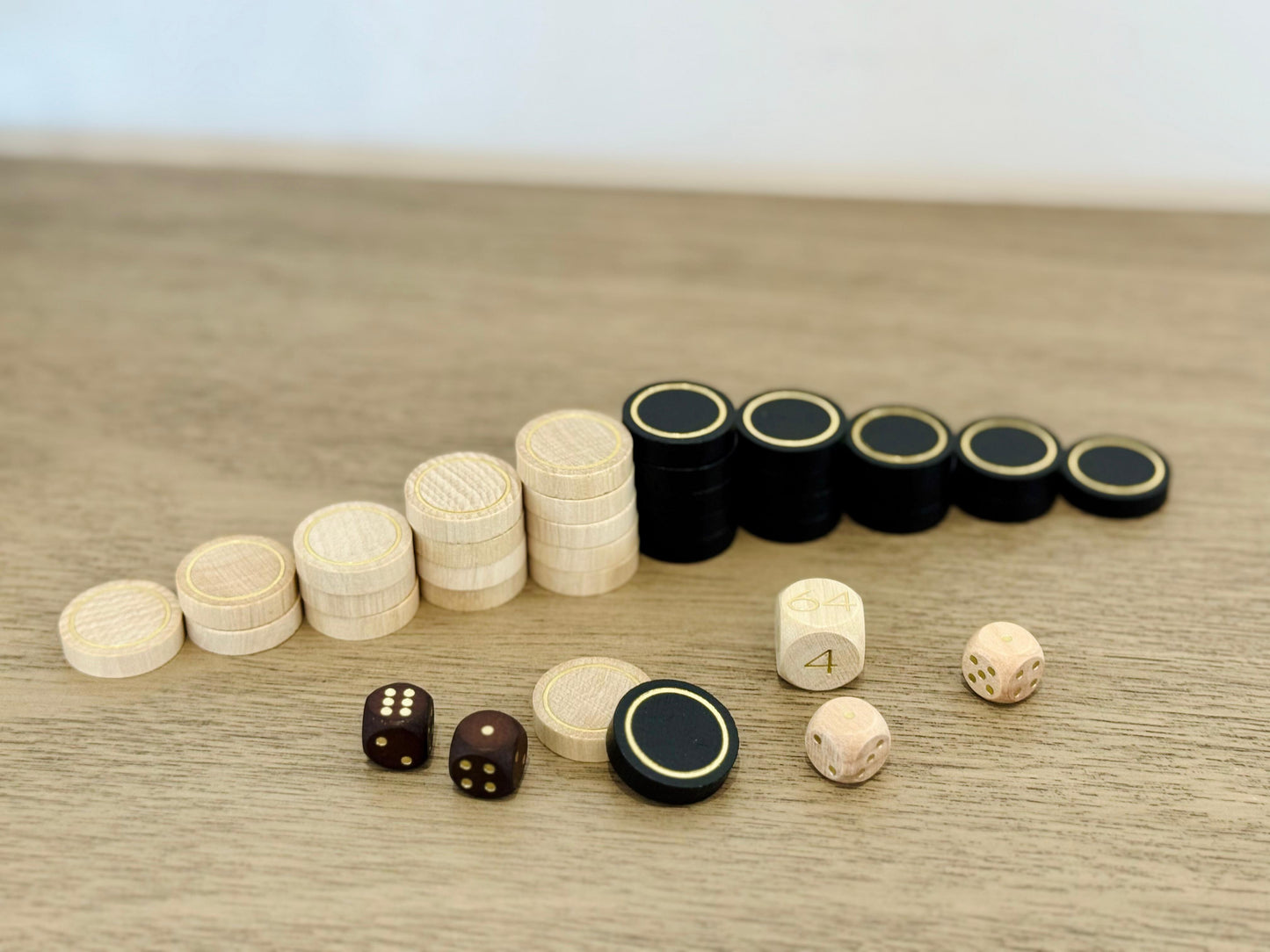 Roll up Leather Backgammon Set - Geneve