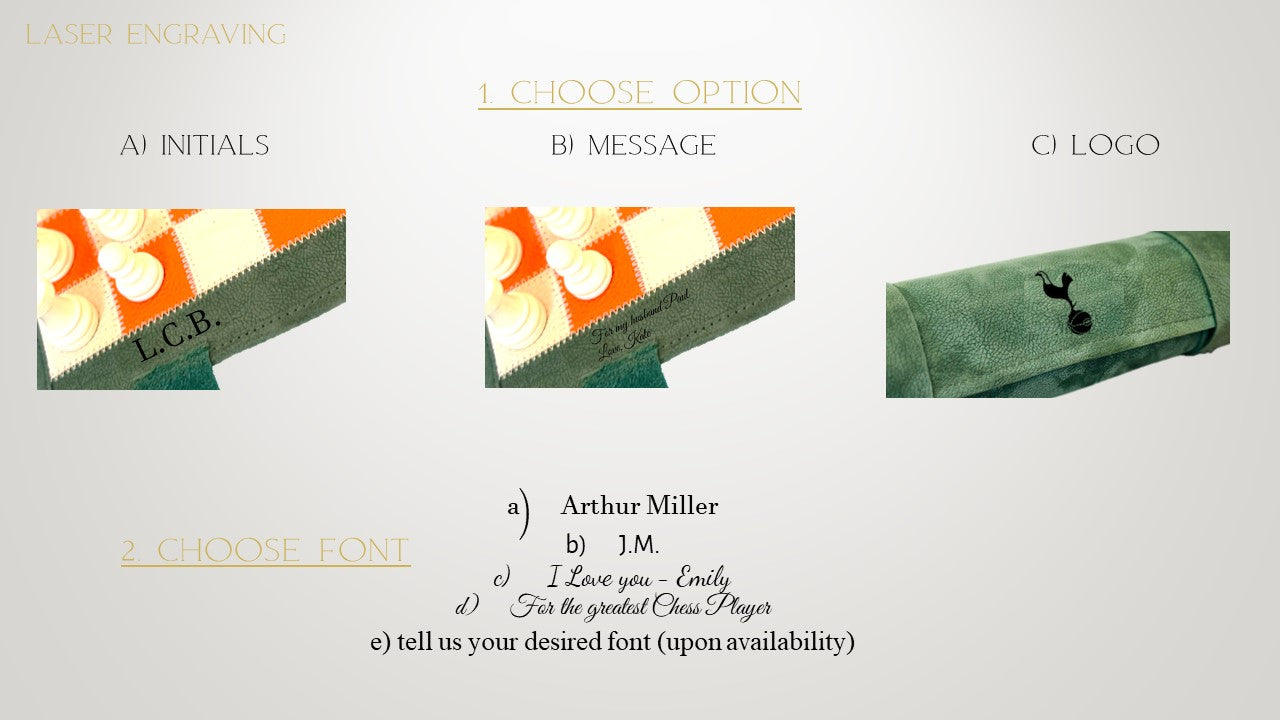 Roll Up Magnetic Leather Chess Set - Eire