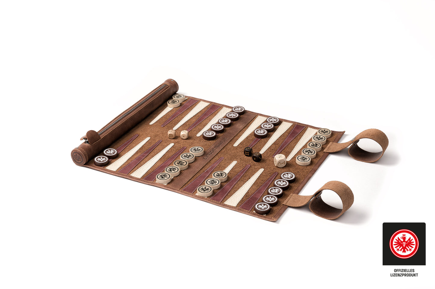 Eintracht Frankfurt x MELIA Games Roll Up Backgammon Set - Classic Edition