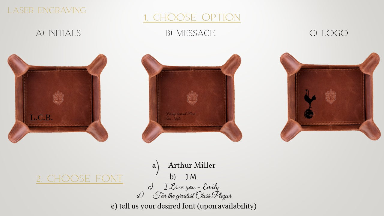 Full-Leather Ashtray