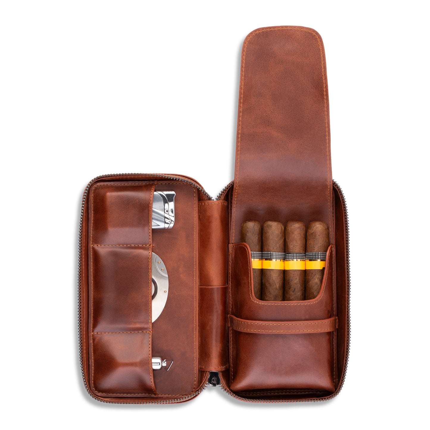 Crown & Tiger Small Cigar Case