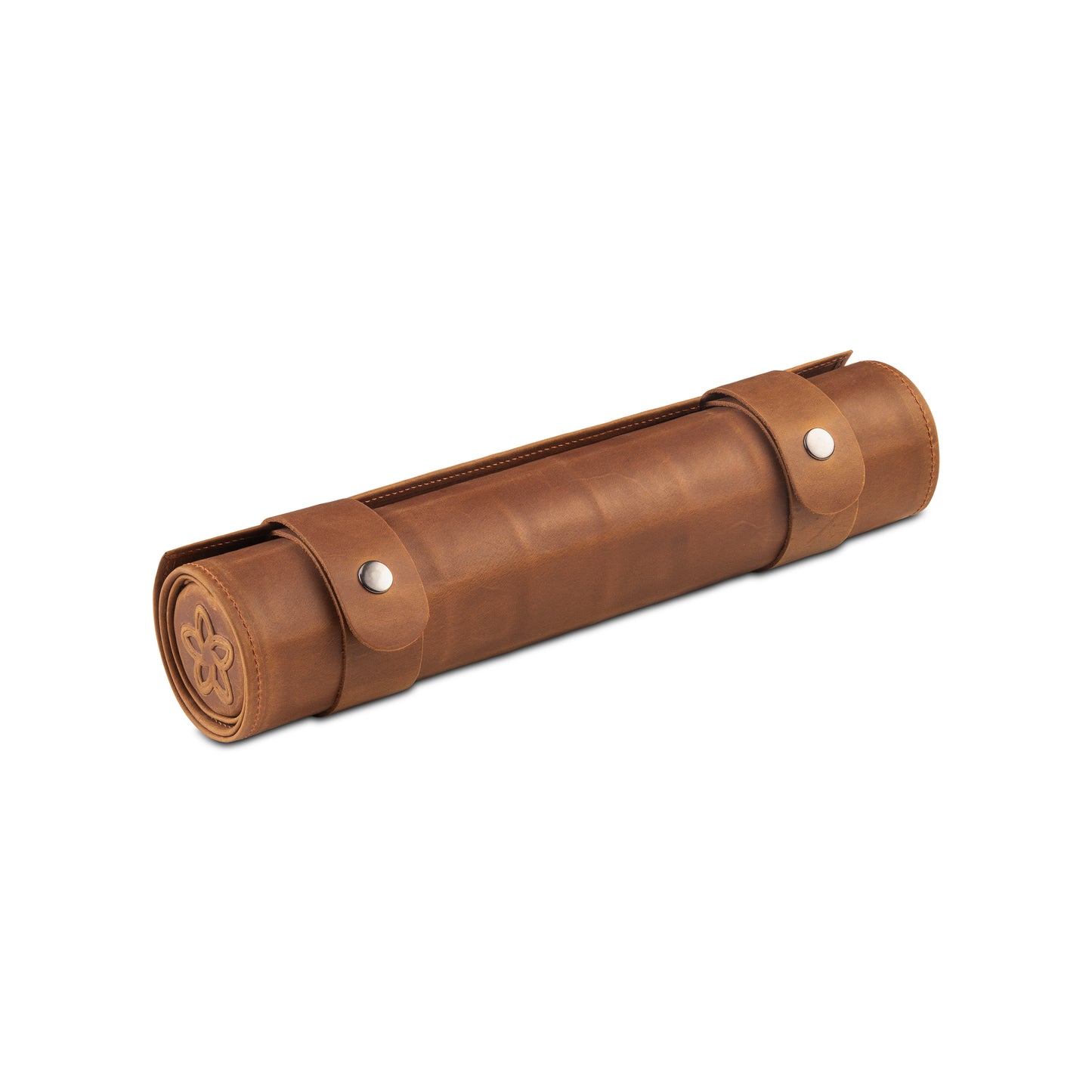 Roll Up Leather Chess Set - Tobacco