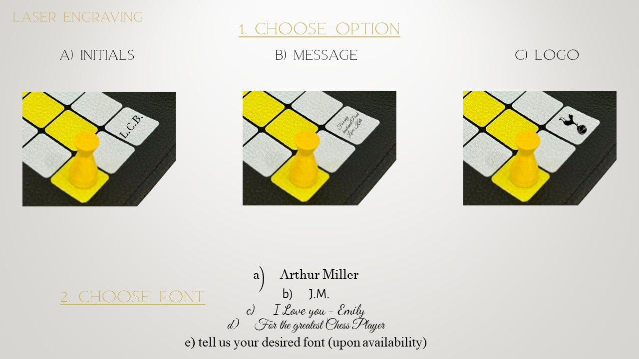 Ludo Set - Roll-up Leather Board