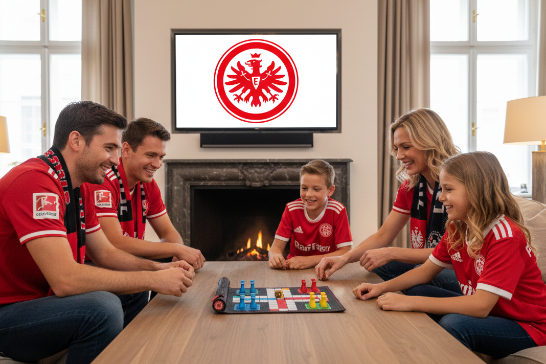 Eintracht Frankfurt x MELIA Games Roll Up Ludo Set - SGE Edition