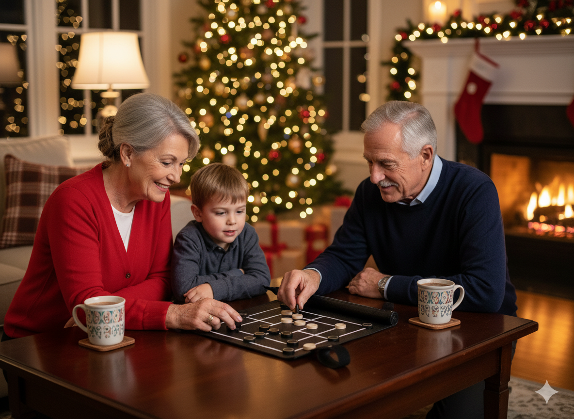 Nine Men's Morris Set - Roll-up Leather Board