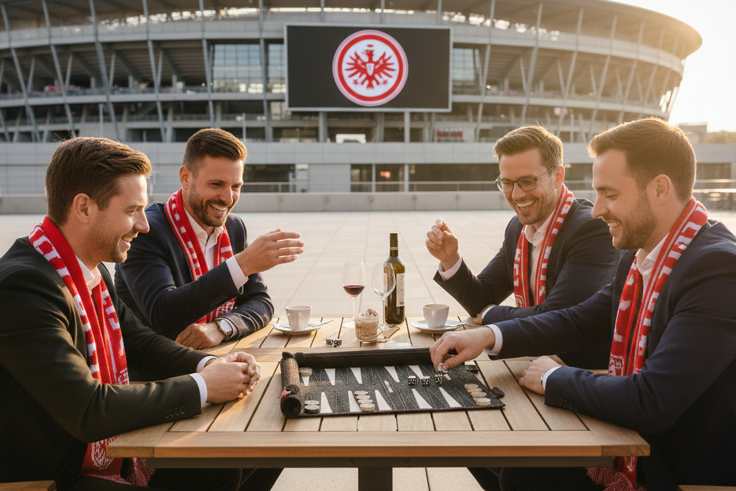 Eintracht Frankfurt x MELIA Games Roll Up Backgammon Set - SGE Edition