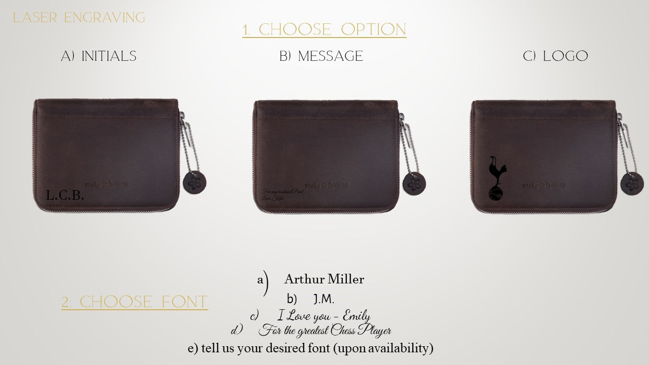 Playing Cards Set Deluxe - Dark Brown