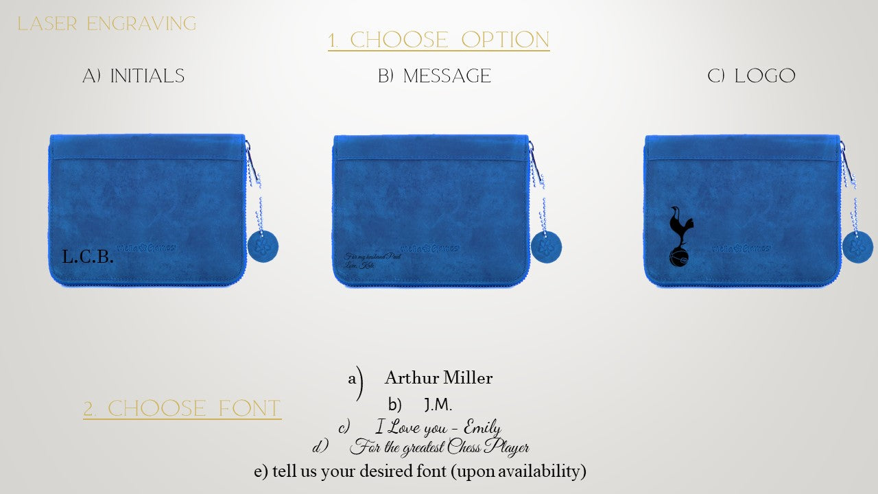 Playing Cards Set Deluxe - Navy Blue