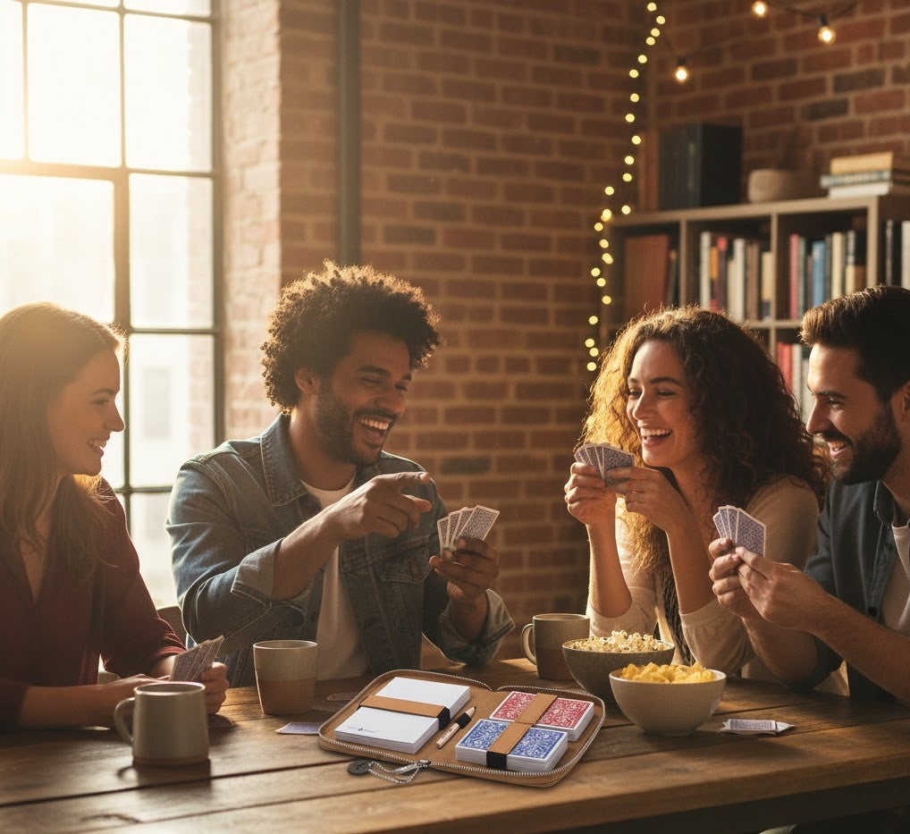 Playing Cards Set Deluxe - Mustard